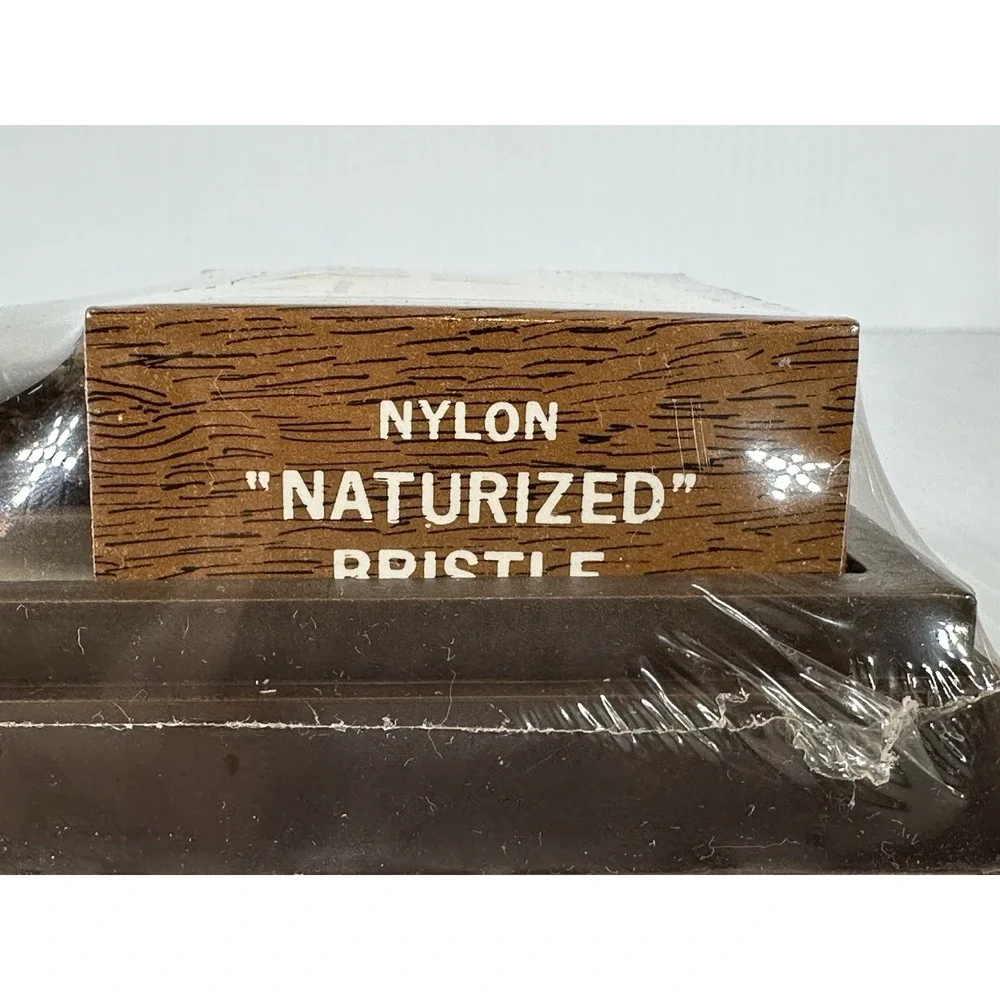 Vintage Bennington Comb Brush With Nylon Naturized Bristle NOS Sealed Package‎
